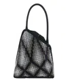 Attico Sunset Shoulder Bag In Black