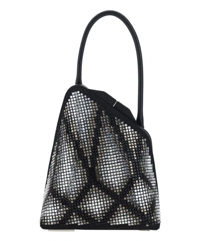 Attico Sunset Handbag In Black