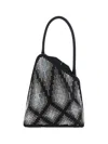 Attico Sunset Shoulder Bag In Black Degrade