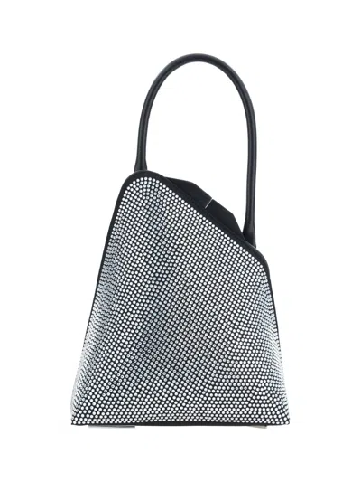 Attico Sunset Handbag In Black/silver