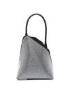 Attico Sunset Rhinestone-embellished Tote Bag In Black