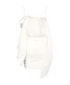 Attico Suspender Dress In White
