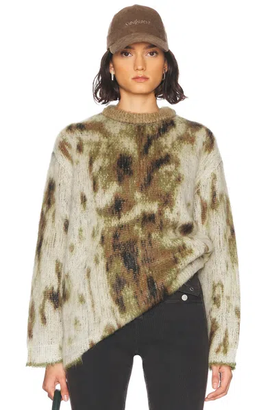 Attico Sweater In Military Green