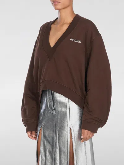 ATTICO SWEATSHIRT THE ATTICO WOMAN COLOR BROWN,H23875032