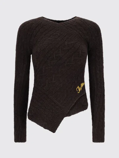 ATTICO SWEATER THE ATTICO WOMAN COLOR BROWN,H28751032