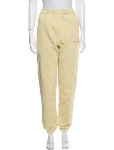 Pre-owned Attico Sweatpants In Yellow