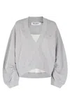 Attico Sweatshirt In Gray