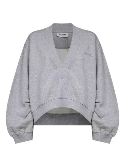Attico Sweatshirt In Gray