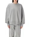 Attico Oversize Sweatshirt In Grey