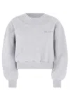 Attico The  Sweatshirt In Grey
