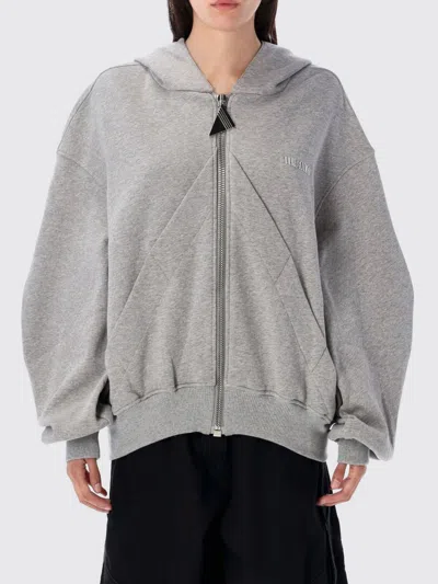 ATTICO SWEATSHIRT THE ATTICO WOMAN COLOR GREY,H27779020