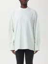 Attico Long Sleeve Logo T-shirt In 白色