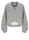 Attico Sweatshirt In Gray