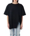 Attico Logo Embroidered Oversized T-shirt In Black