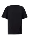 Attico Oversized T Shirt In Black
