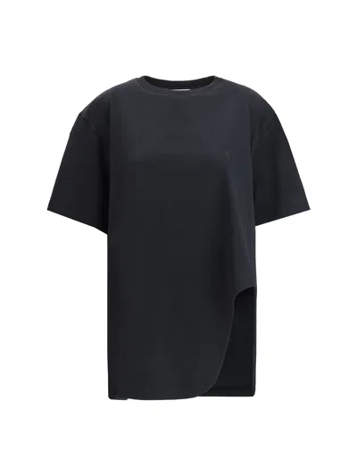 Attico Oversized T Shirt In Black
