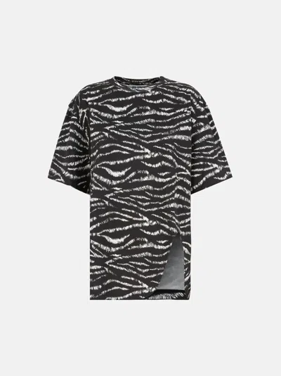 ATTICO T-SHIRT BLACK E WHITE
