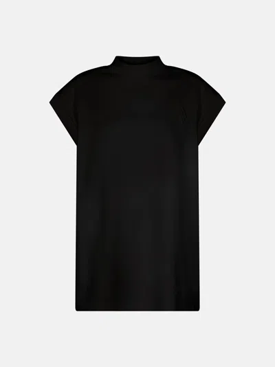 Attico Laurie Oversized Jersey T-shirt In Black