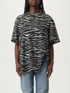 Attico T-shirt Black E White
