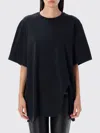 Attico Oversized T Shirt In Black