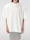 Attico White Asymmetrical Oversize T-shirt In White