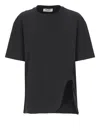 Attico Oversized T Shirt In Black