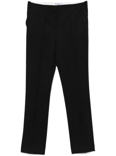 ATTICO TAILORED BLACK PANTS WITH SUBTLE PLEATS