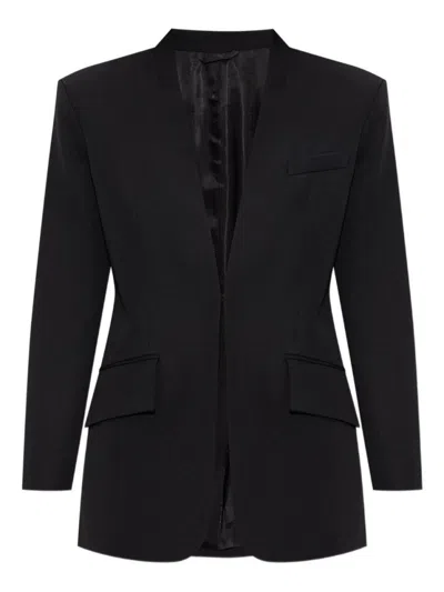 Attico Tailored Black Virgin Wool Jacket