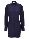 Attico Tailored Mini Chemisier Dress With Button Closure