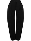 Attico Wide-leg Tailored Pants In Black