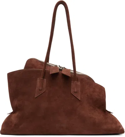 Attico Tan 'la Passeggiata' Medium Top Handle Bag