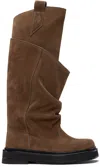 Attico Passeggiata Suede Leather Boots
