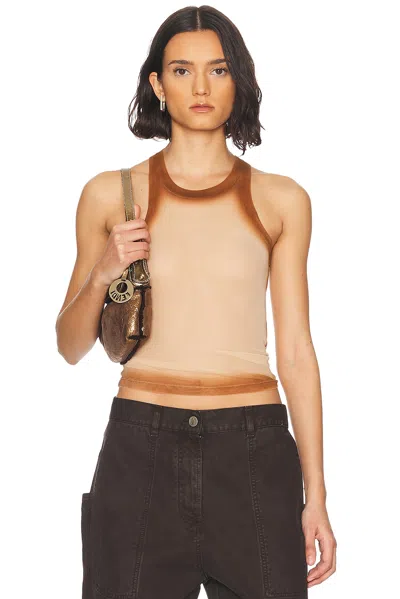 Attico Tank Top In Pale Pink
