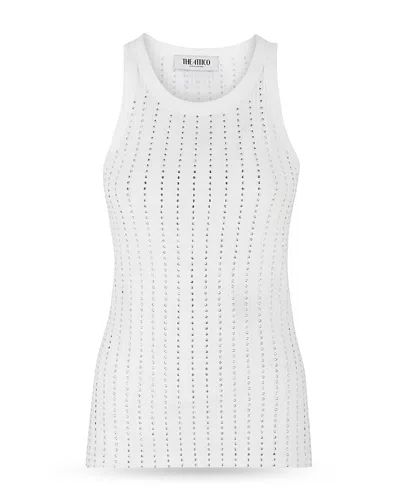 Attico Tank Top In White