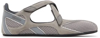 Attico Nomad Ballerina Flat In Gray