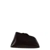Attico 830 Pm Oversized Rectangular Clutch Bag In Black