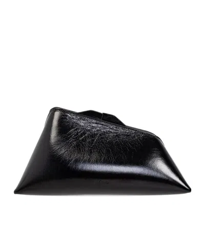 Attico The  8.30 Pm Clutch Bag In Black