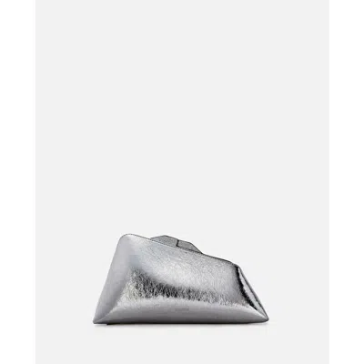 Attico The  8.30 Pm Clutch In Silver