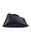 Attico Midnight Leather Clutch Bag