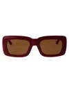Attico The  Acetate Bordeaux Sunglasses