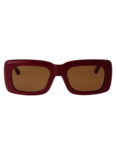 Attico The  Acetate Bordeaux Sunglasses