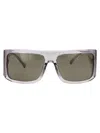 Attico Oversized Square Sunglasses In Green
