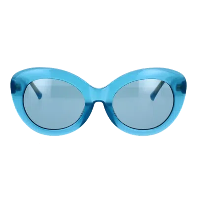 Attico The  Agnes Sunglasses In Blue