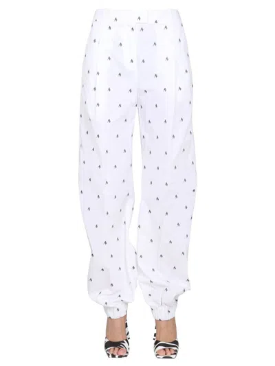 ATTICO THE ATTICO ALL OVER LOGO PANTS