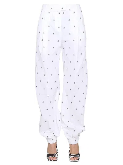 ATTICO THE ATTICO ALL OVER LOGO PANTS