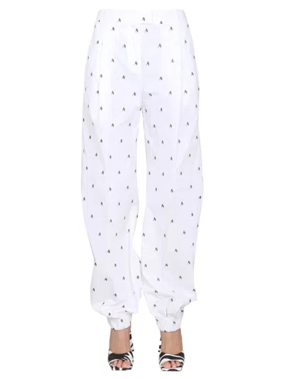 ATTICO THE ATTICO ALL OVER LOGO PANTS