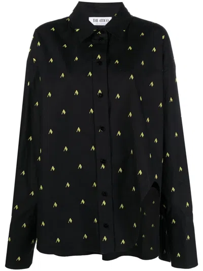 Attico The  Allover Print Shirt