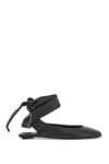 Attico Cloe Flat Ballerinas In Black