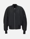 Attico Tech Bomber Jacket In Black