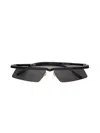 Attico Aria Cat-eye Sunglasses In Gold/ Black/ Grey